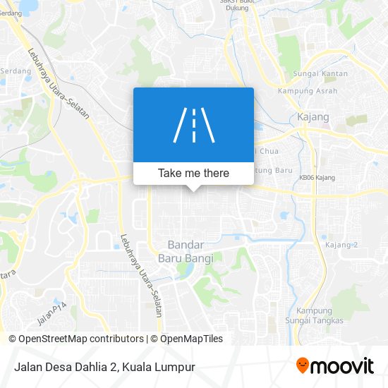 Jalan Desa Dahlia 2 map