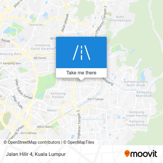 Peta Jalan Hilir 4
