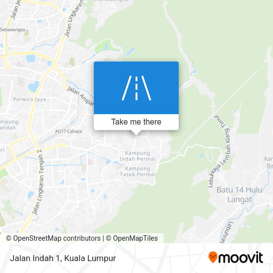 Peta Jalan Indah 1