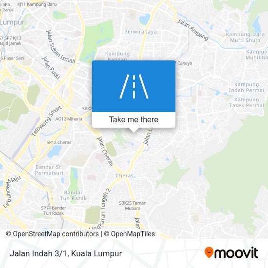 Jalan Indah 3/1 map