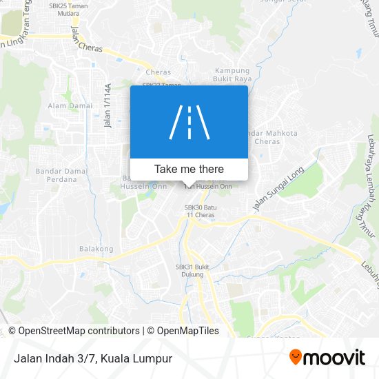 Peta Jalan Indah 3/7