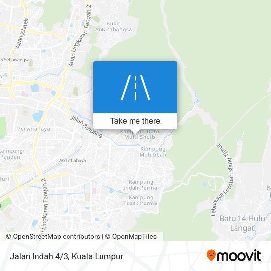 Peta Jalan Indah 4/3