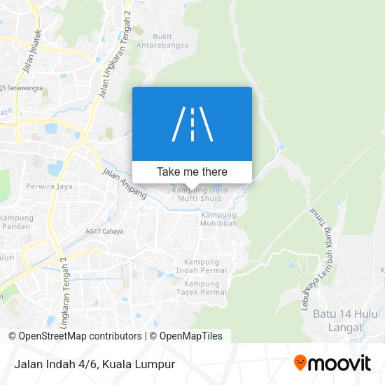 Jalan Indah 4/6 map