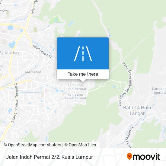 Peta Jalan Indah Permai 2/2