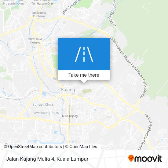 Jalan Kajang Mulia 4 map