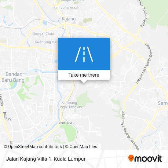 Jalan Kajang Villa 1 map