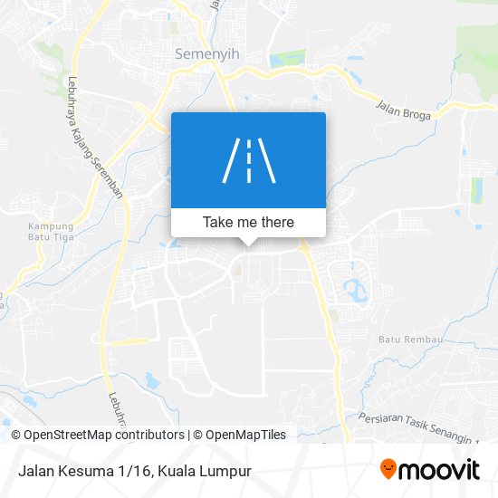 Jalan Kesuma 1/16 map