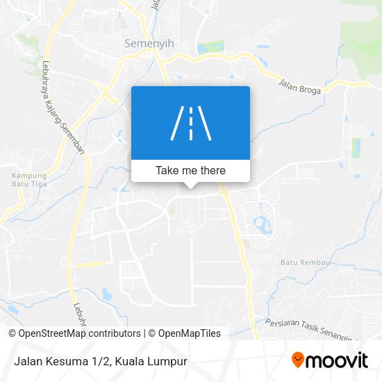 Peta Jalan Kesuma 1/2
