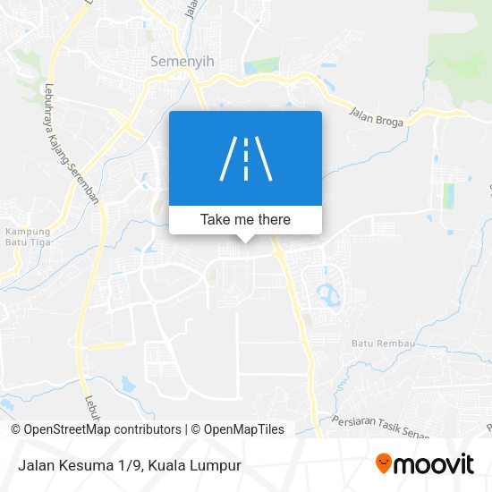 Peta Jalan Kesuma 1/9