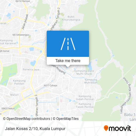 Jalan Kosas 2/10 map