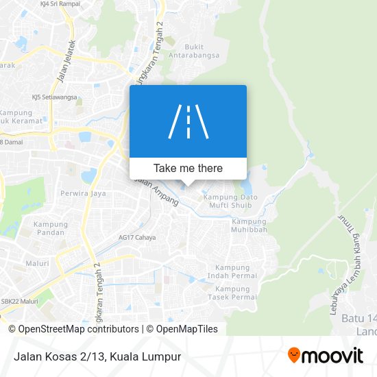 Jalan Kosas 2/13 map