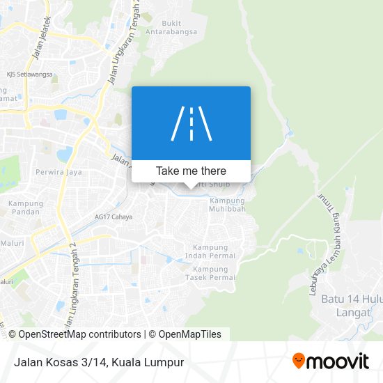 Jalan Kosas 3/14 map