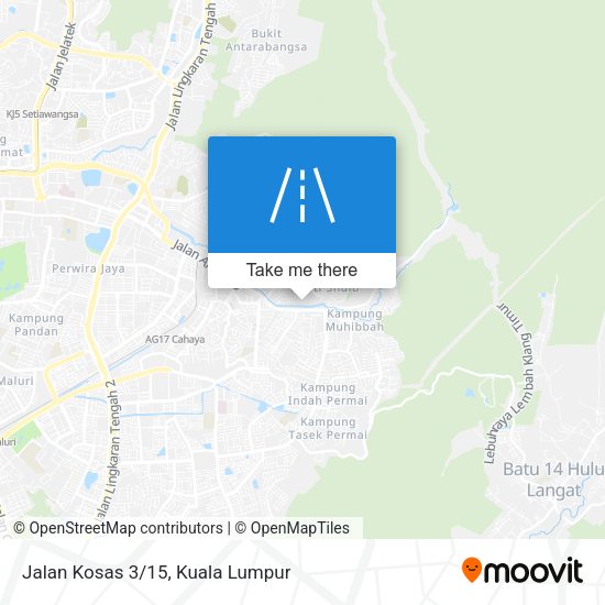 Jalan Kosas 3/15 map