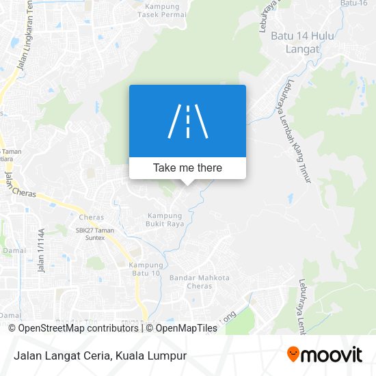 Jalan Langat Ceria map
