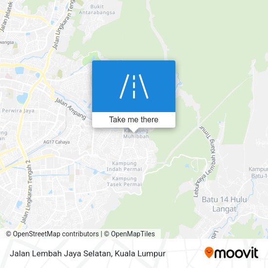 Jalan Lembah Jaya Selatan map