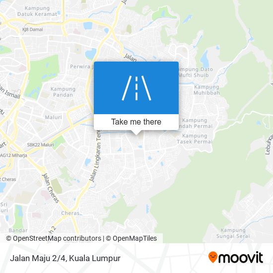 Jalan Maju 2/4 map