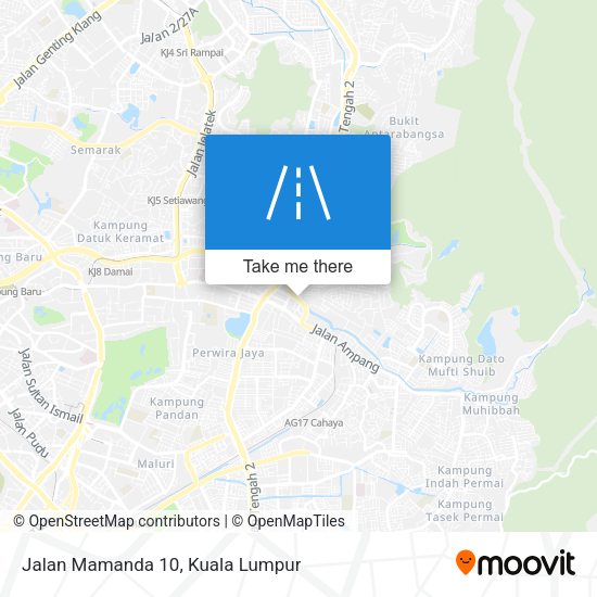 Jalan Mamanda 10 map