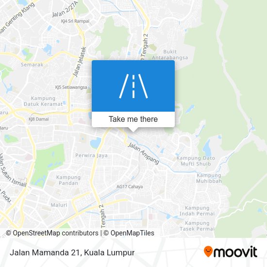 Jalan Mamanda 21 map