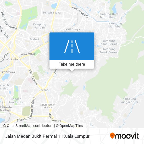 Peta Jalan Medan Bukit Permai 1