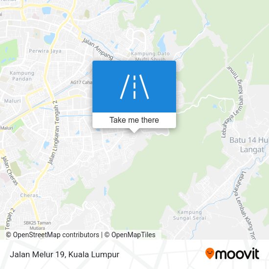 Peta Jalan Melur 19