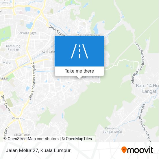 Peta Jalan Melur 27