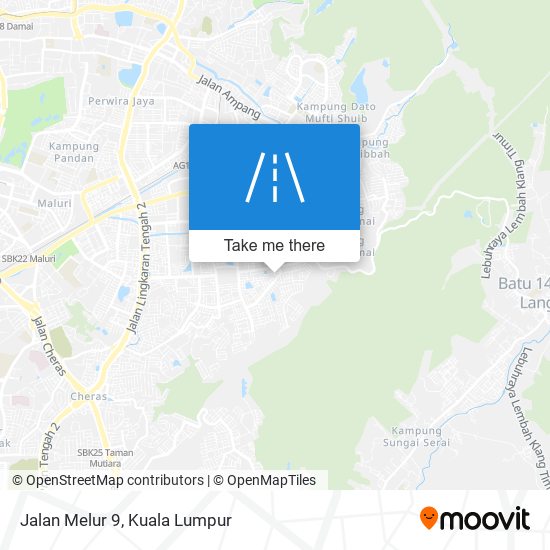 Jalan Melur 9 map