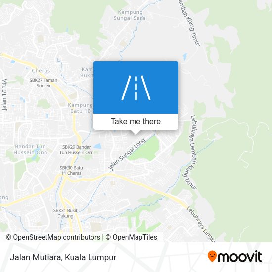 Peta Jalan Mutiara