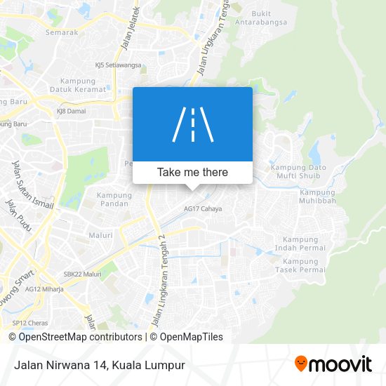 Peta Jalan Nirwana 14