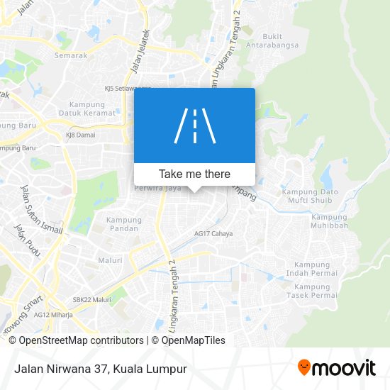 Jalan Nirwana 37 map