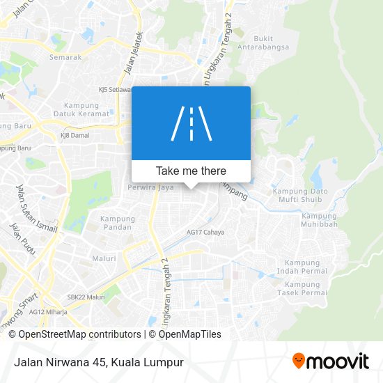Peta Jalan Nirwana 45