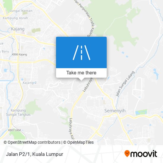 Jalan P2/1 map