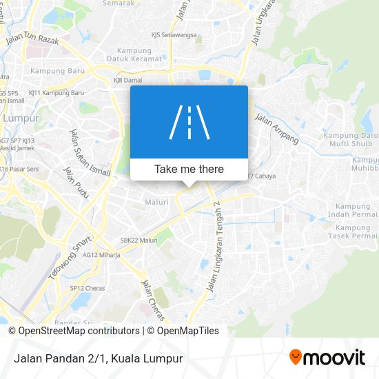 Jalan Pandan 2/1 map