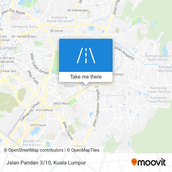 Peta Jalan Pandan 3/10