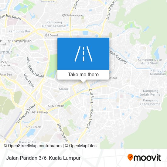 Jalan Pandan 3/6 map