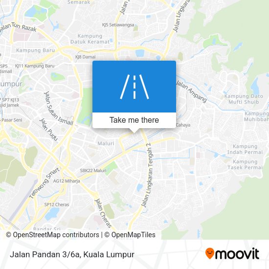 Jalan Pandan 3/6a map