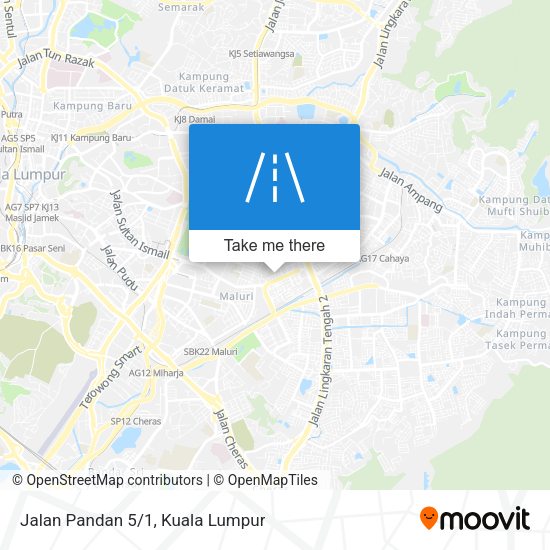 Jalan Pandan 5/1 map