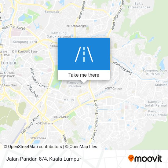 Jalan Pandan 8/4 map