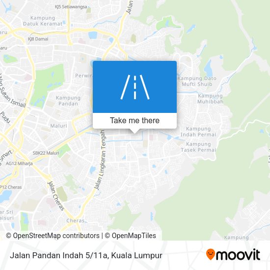 Jalan Pandan Indah 5/11a map