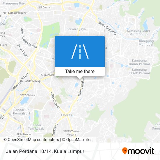 Peta Jalan Perdana 10/14