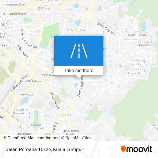 Jalan Perdana 10/2e map