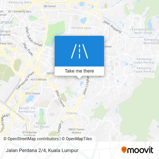 Jalan Perdana 2/4 map