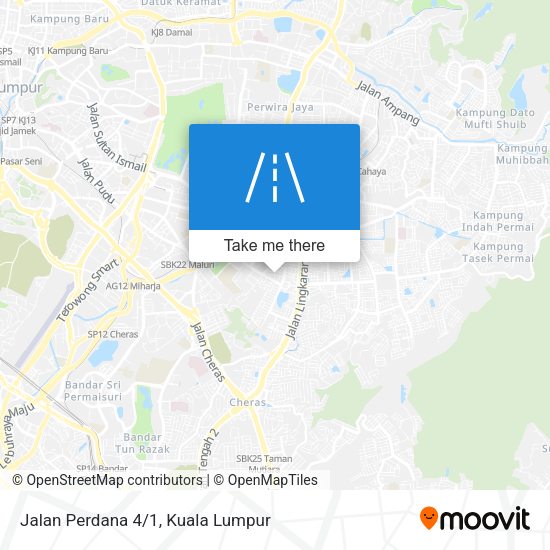 Jalan Perdana 4/1 map