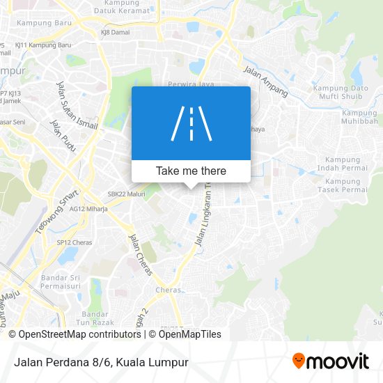 Peta Jalan Perdana 8/6