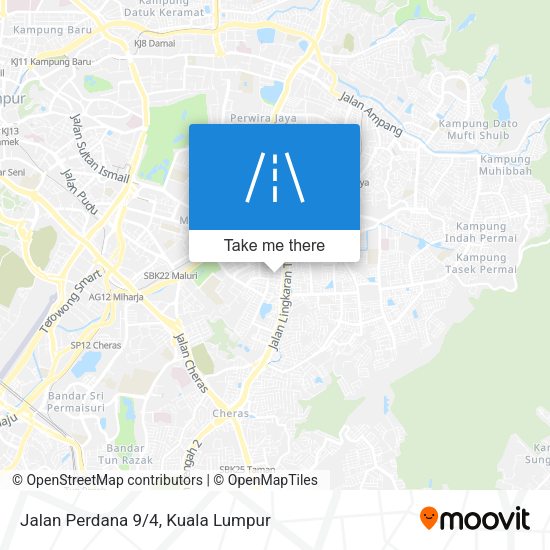Peta Jalan Perdana 9/4