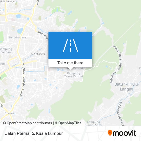 Peta Jalan Permai 5