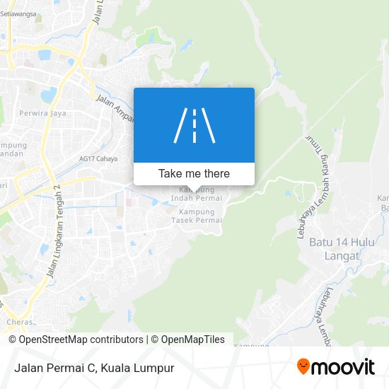 Peta Jalan Permai C
