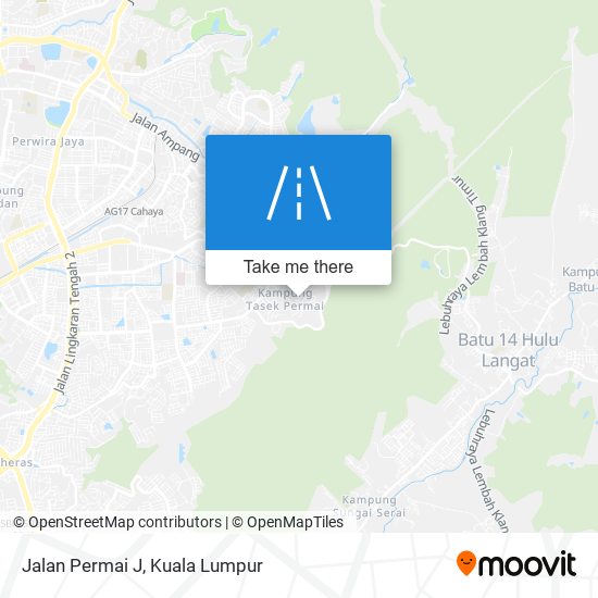 Jalan Permai J map