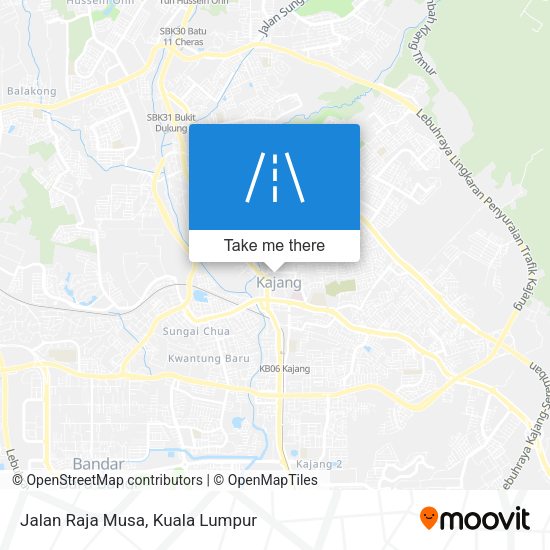 Jalan Raja Musa map