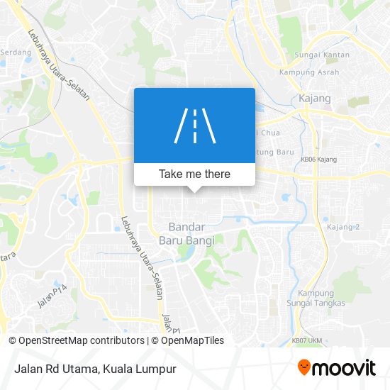 Jalan Rd Utama map