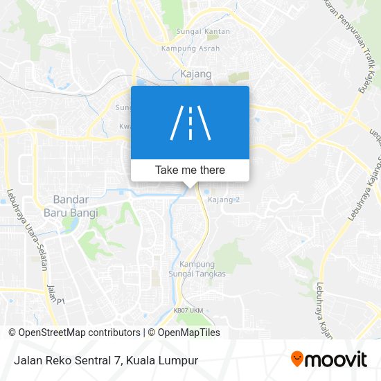Peta Jalan Reko Sentral 7